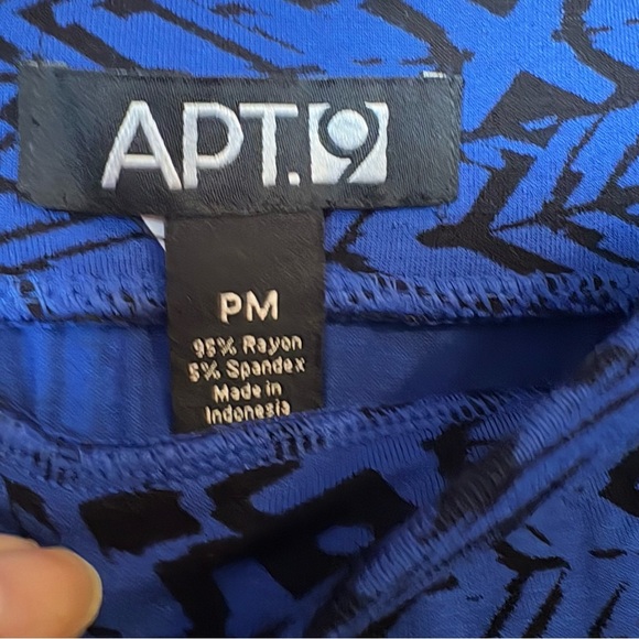 💚Apt. 9 NWT Damaged Blue Maxi Skirt with High-Low - Picture 7 of 7